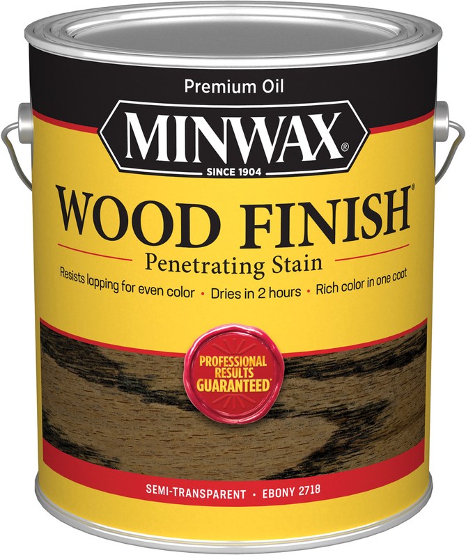Buy the Minwax 71013 Ebony Wood Stain Gallon Hardware World