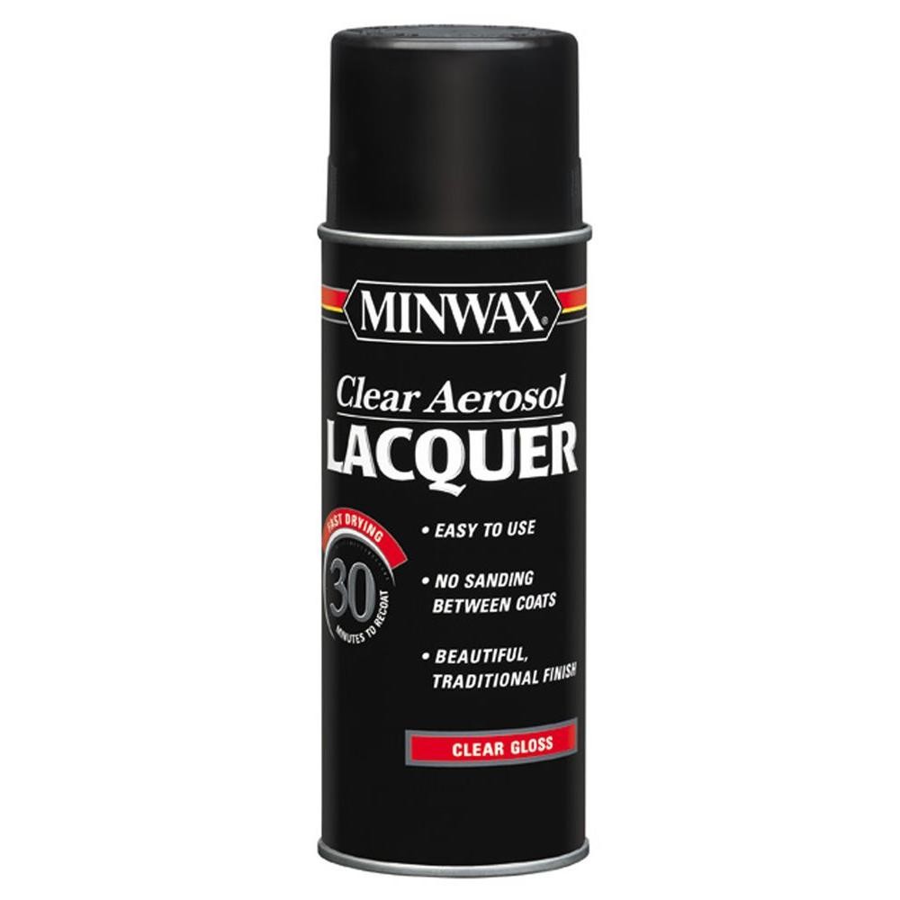Buy the Minwax 15200 Clear Aerosol Lacquer, Gloss 12.25 oz Cans