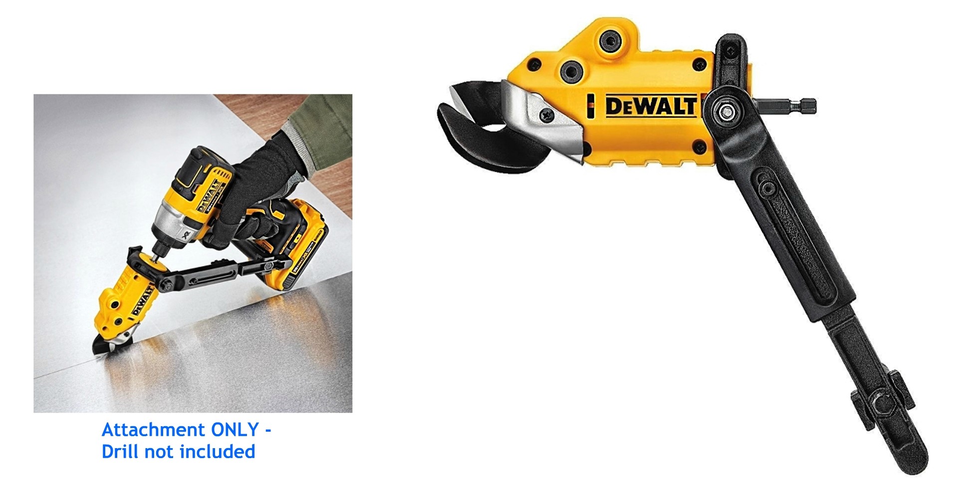 Buy the DeWalt DWASHRIR Impact Ready Shears Attachment 18 Gauge