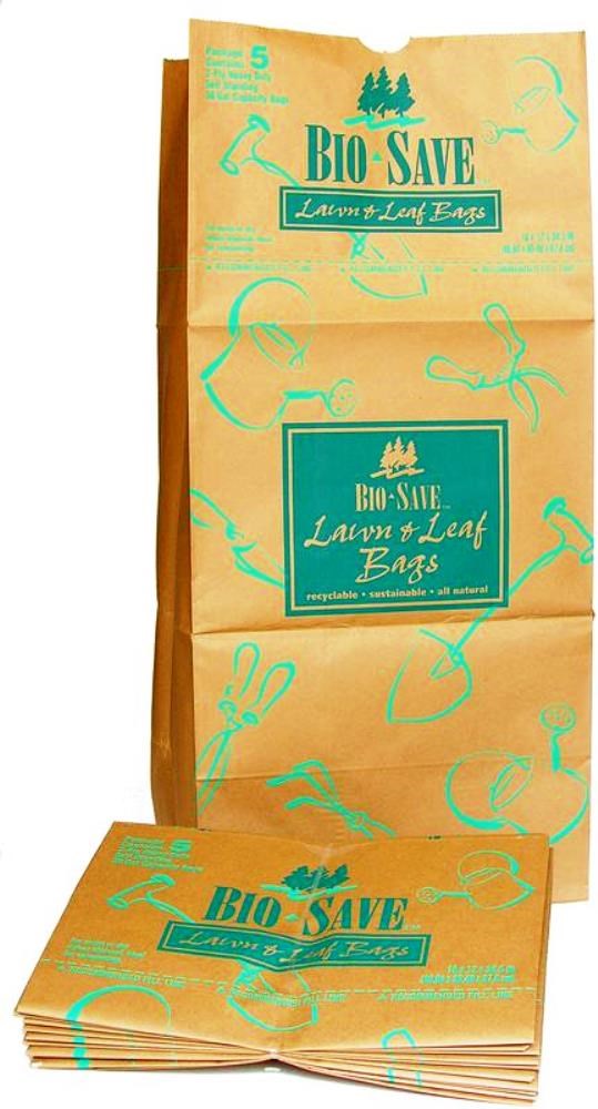 Buy the Clayton Paper AJMRBR30125BO BioSave Lawn & Leaf Paper Bag