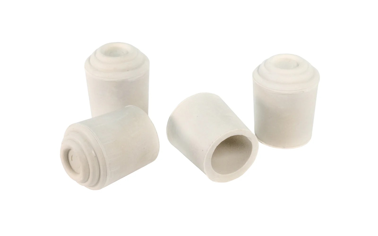 5/8" White/Beige Rubber Leg Tips