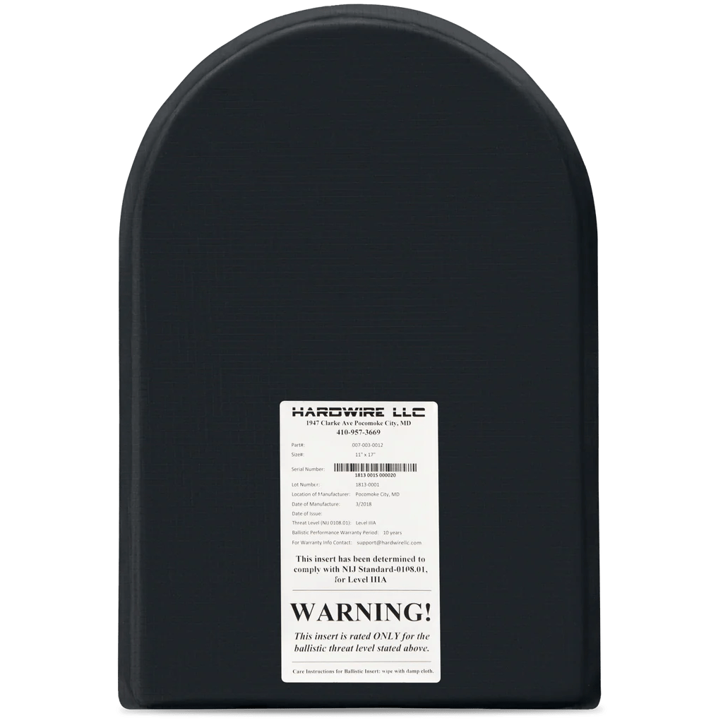 11x17 Soft Bulletproof Bag Insert Level 3A to Stop Handguns & Shotguns