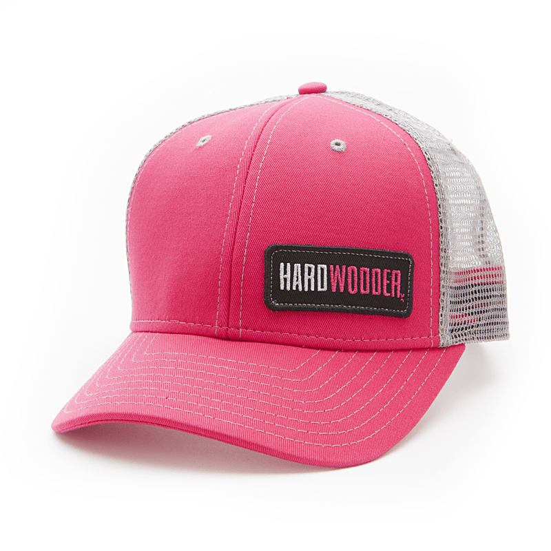 HardWodder Fuchsia And Steele Trucker Hat