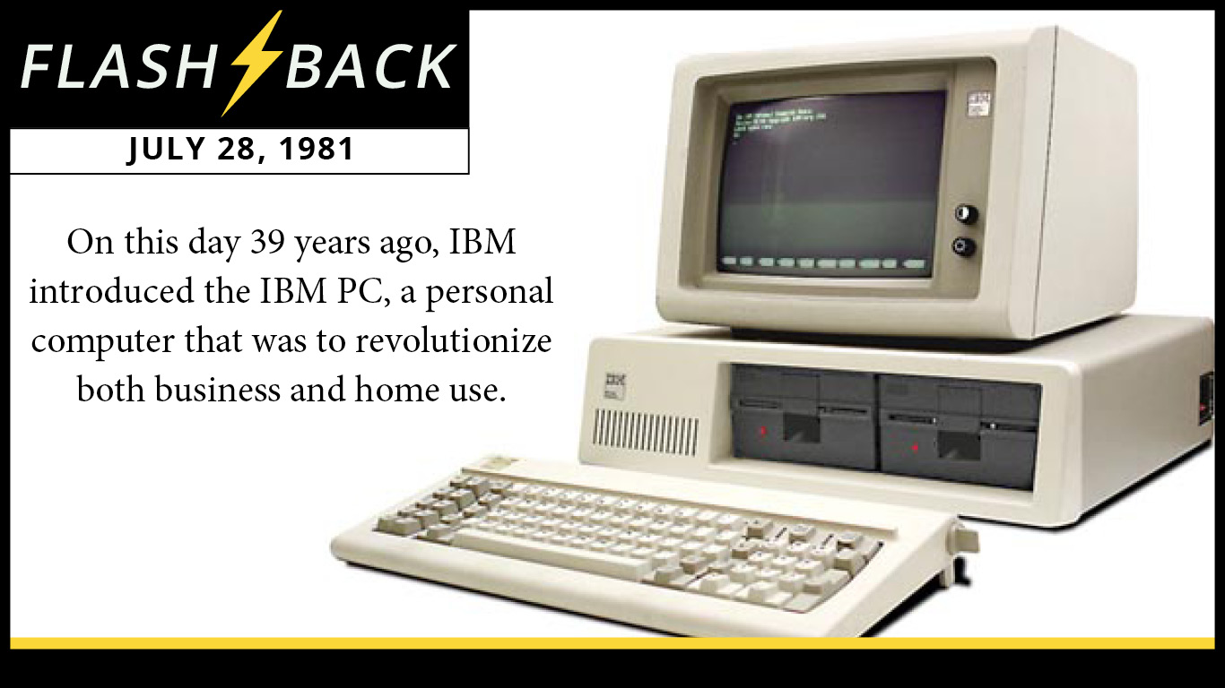 Flashback IBM Introduces Personal Computer Hardy