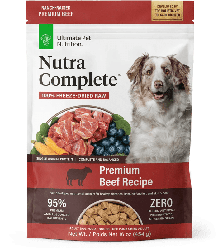 Ultimate Pet Nutrition Nutra Complete Dog Food Beef 16 oz