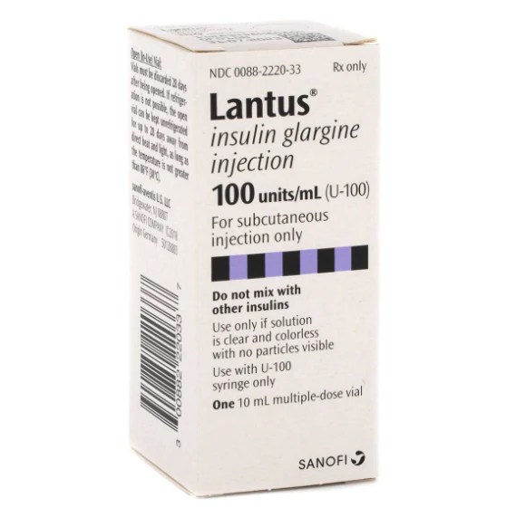 Lantus Insulin 100 units/mL (10 mL)