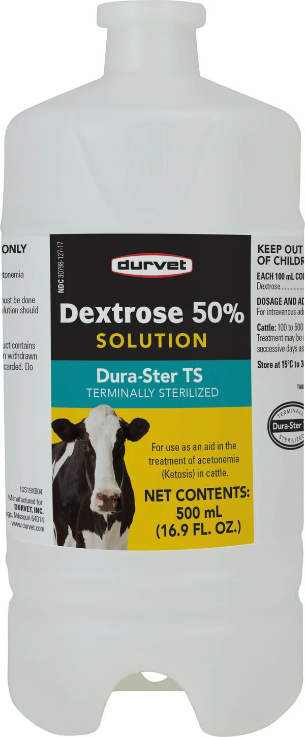 Durvet Dextrose 50 Sterile Solution 500mL