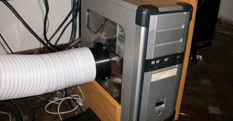 Por qué no usamos los un aire acondicionado para refrigerar el PC