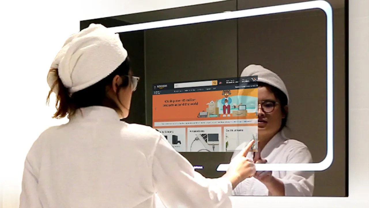 Watch Netflix while you preen? You want this monitormirror, and you