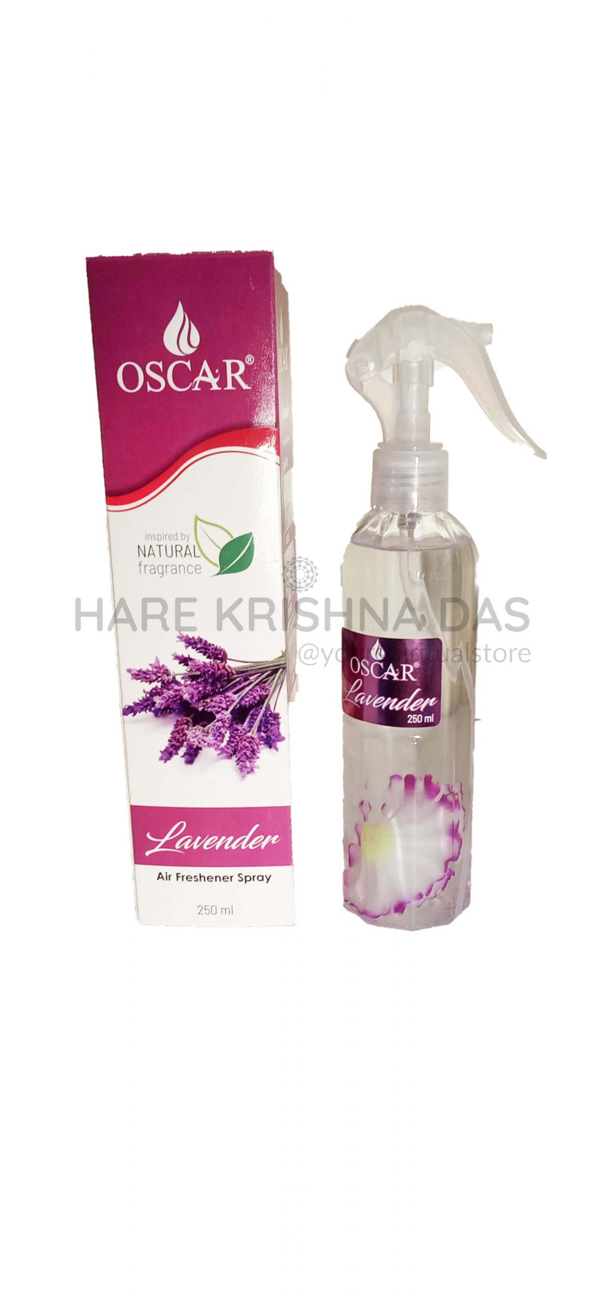 Premium Room Freshener ( Lavender ) Spray Hare Krishna Das