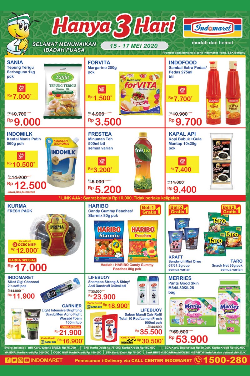 Promo JSM Indomaret 15 16 17 Mei 2020 Harga Belanja