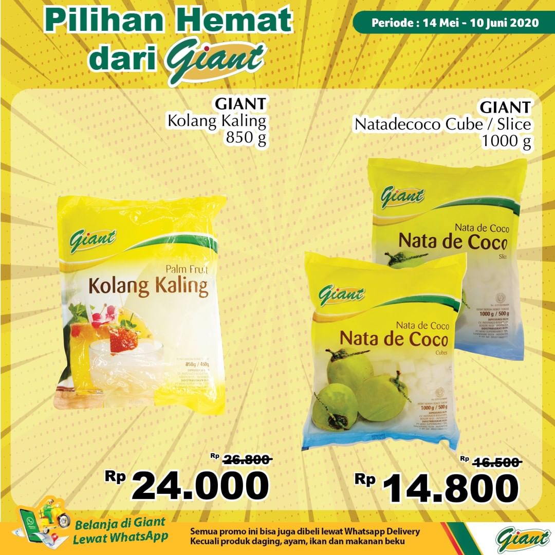 Promo Giant Bulan Juni Paling Murah Terbaru 2021