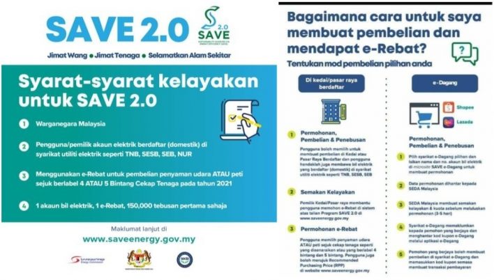 Program SAVE 2.0 Cara 'Claim' Voucher RM200 Barang Elektrik Online