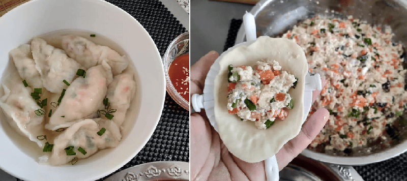 Resepi Sup Dumpling Isi Ayam Dan Sayur. Sedap Dan Sihat!