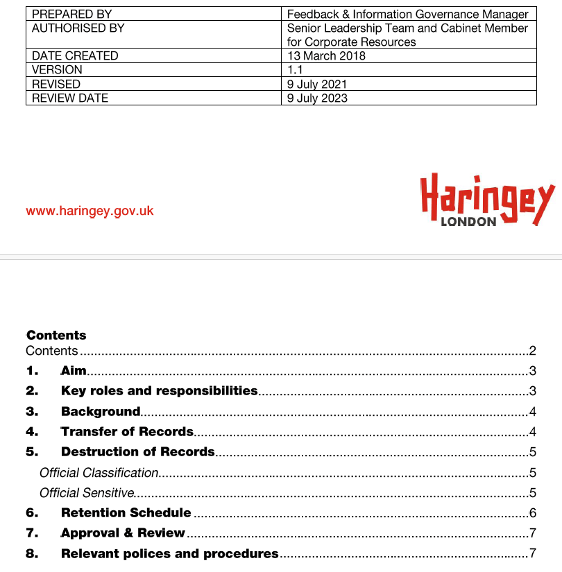 Haringey Safeguarding Children Partnership