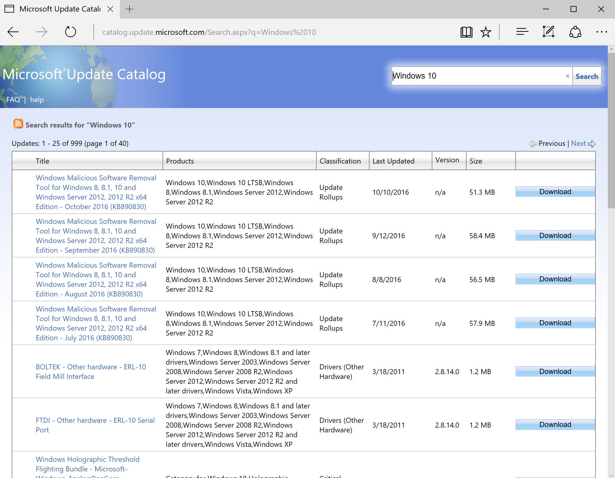 Updated Microsoft Update Catalog Site Harjit Dhaliwal