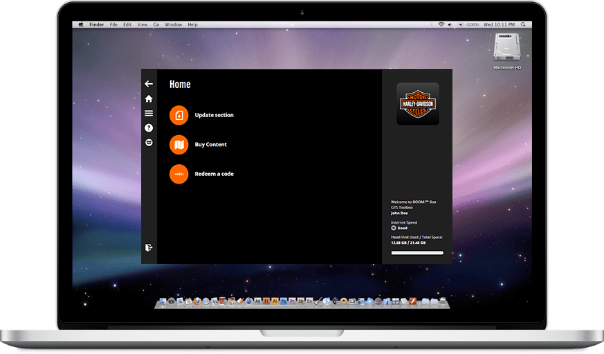 HarleyDavidson Update your Boom!™ Box Navigation System Software Update