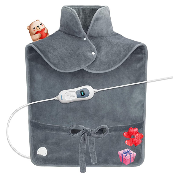 RENPHO Heating Pad, Flannel Back Heat Pad for Neck Shoulder, Body Fast