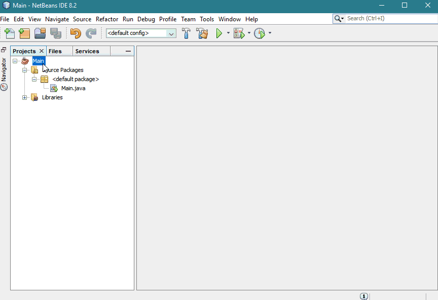 طريقة تعريف enum في ملف خاص في NetBeans
