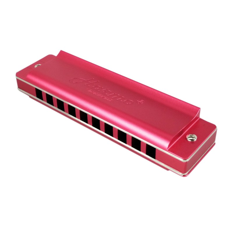 Custom Harmonica Red Aluminum Key of C Harmo diatonic harmonicas