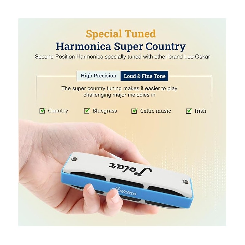 Harmo Polar Super Country harmonica Harmo diatonic harmonicas