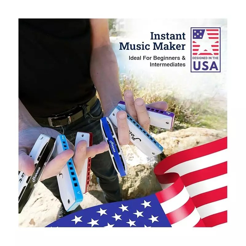 Harmo Polar Half valved harmonica