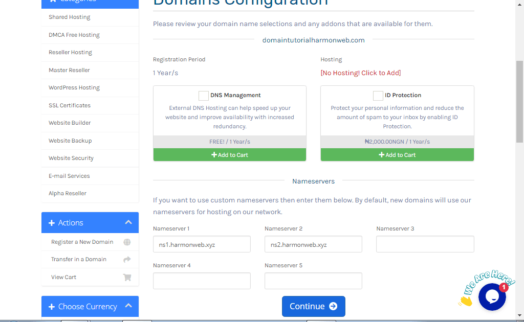 HOW TO PURCHASE DOMAIN ON HARMONWEB Harmon Web Blog