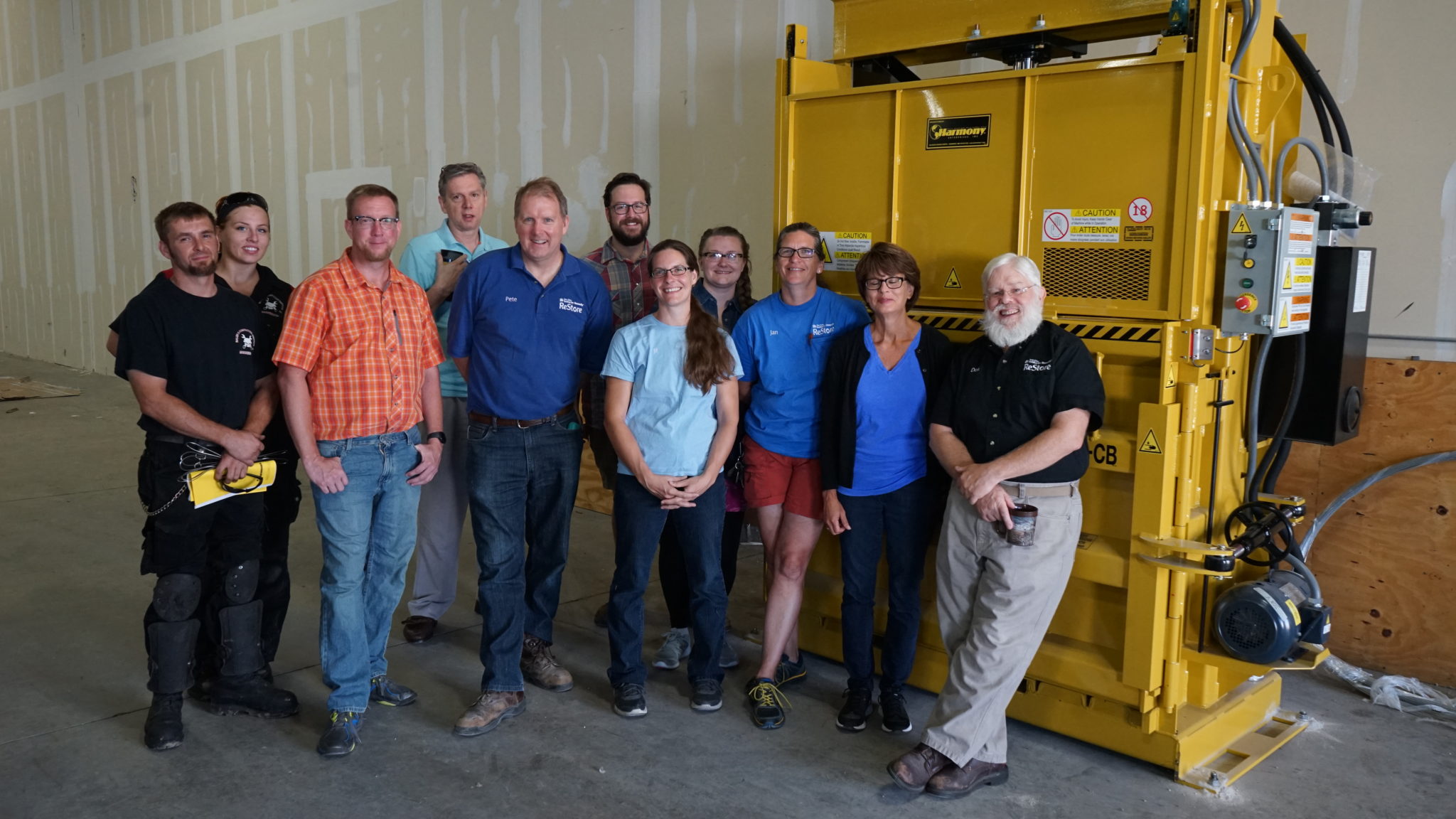 Cardboard Baler Success Stories Harmony Enteprises, Inc.