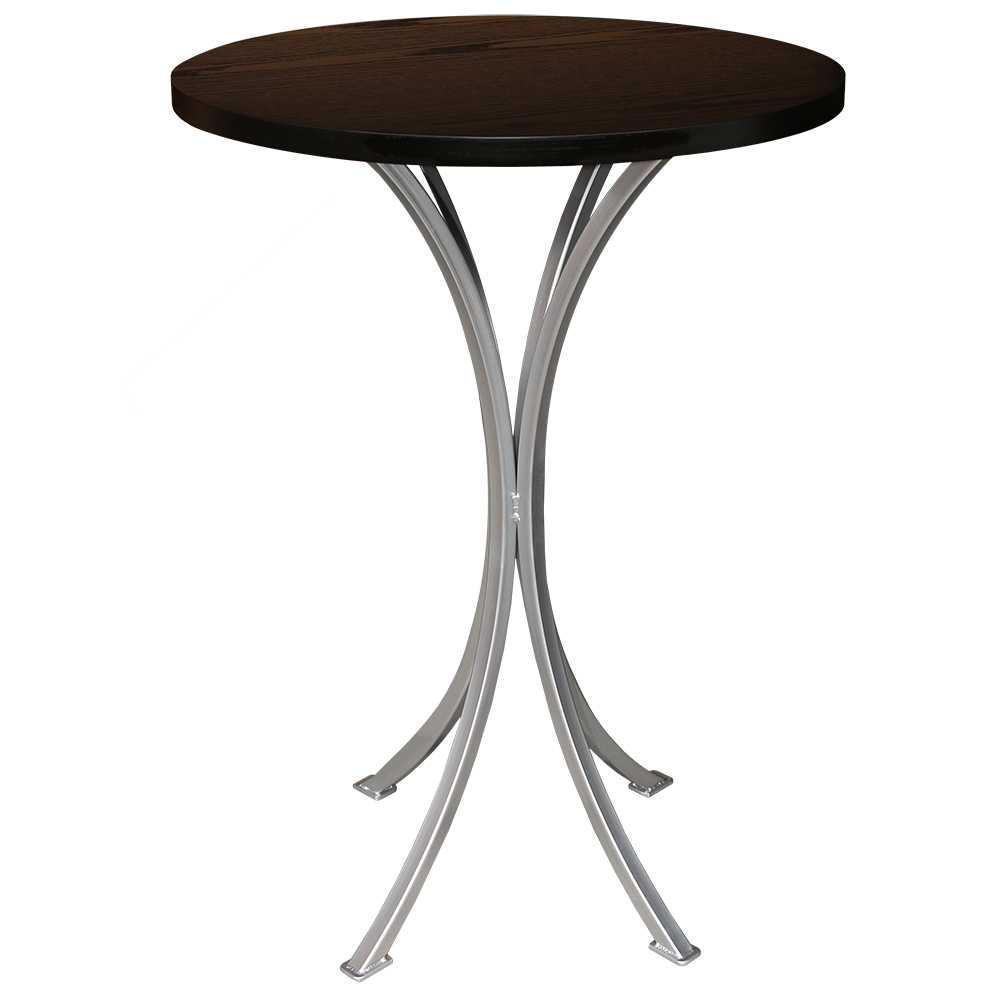 Round Metal Wood Table Industrial Harmony Contract Furniture