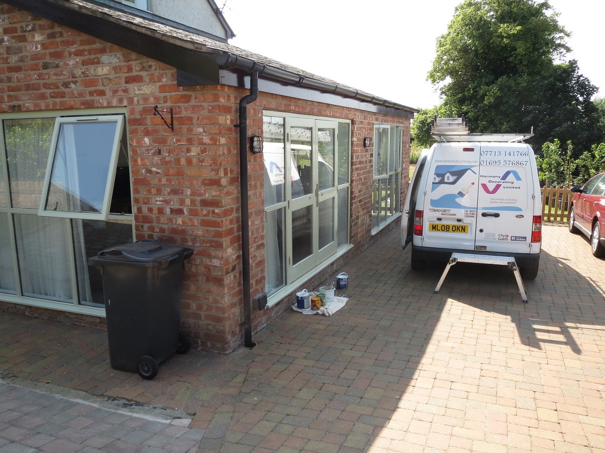 Yellowing paintwork..... Harmony Decorating Lancashire