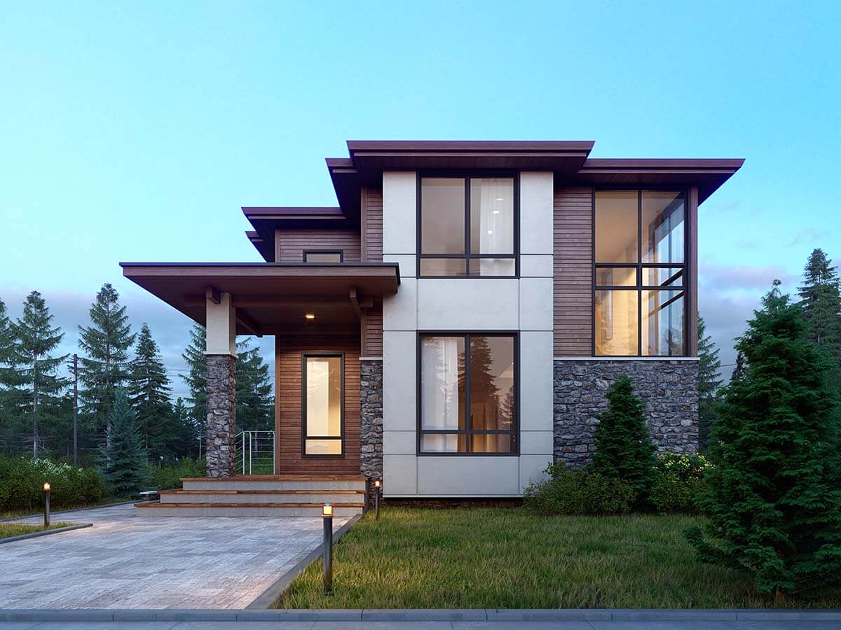 Modern Landscape Design_House 2 Harmony Design Northwest