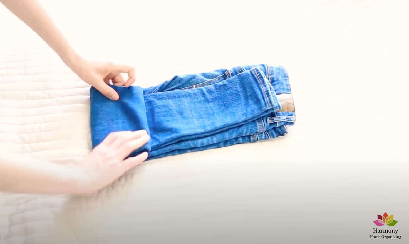 How to Fold Jeans Harmony Home Organizing