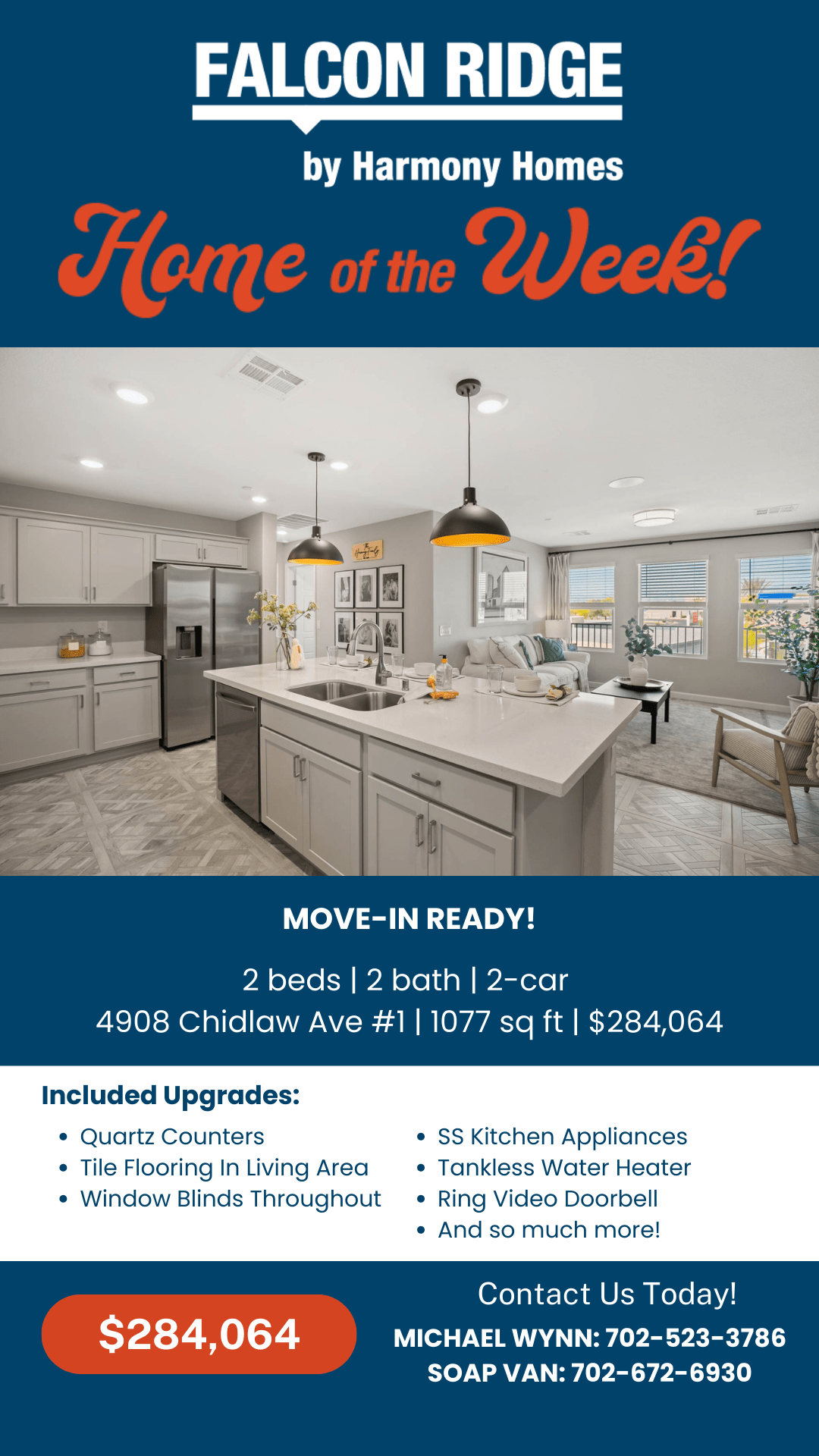 Falcon Ridge Home of the Week Harmony Homes