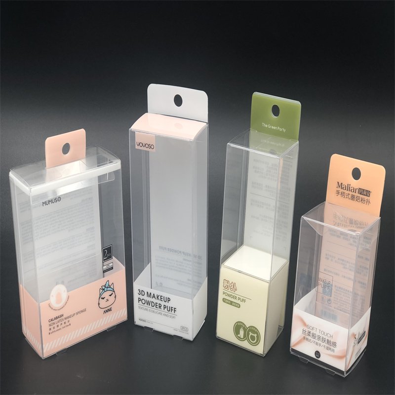 Transparent Plastic PVC Packaging Box Harmony Print Pack