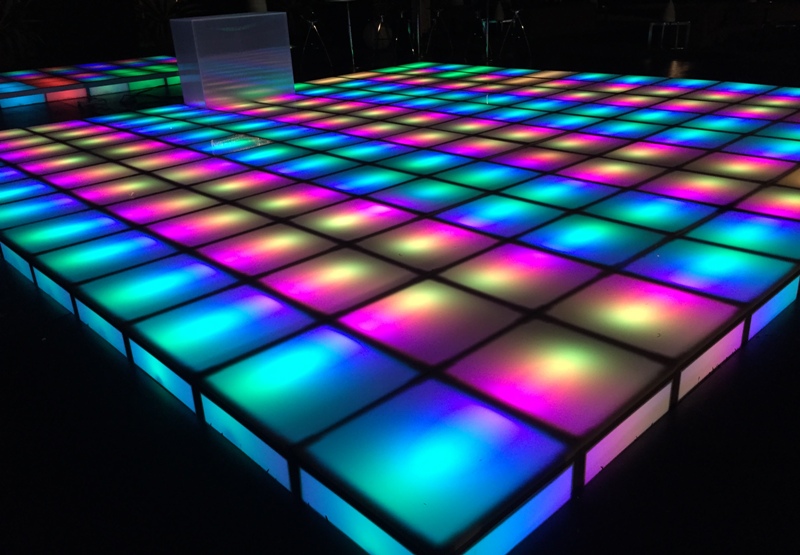 Acrylic led dance floors Harmony Rental