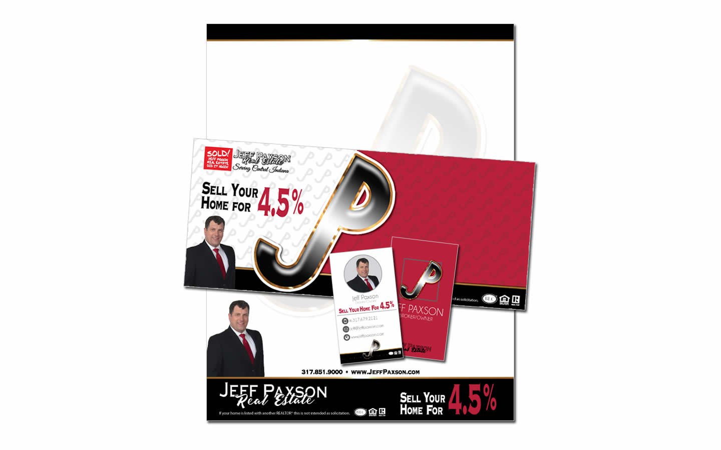 Print Media & Graphics Jeff Paxson Real Estate Harness Design Indy