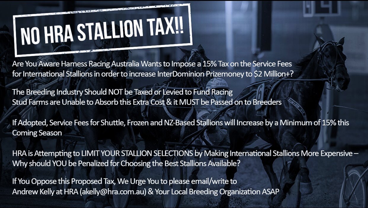 Eureka uniting Australian harness racing? Get your hand off it