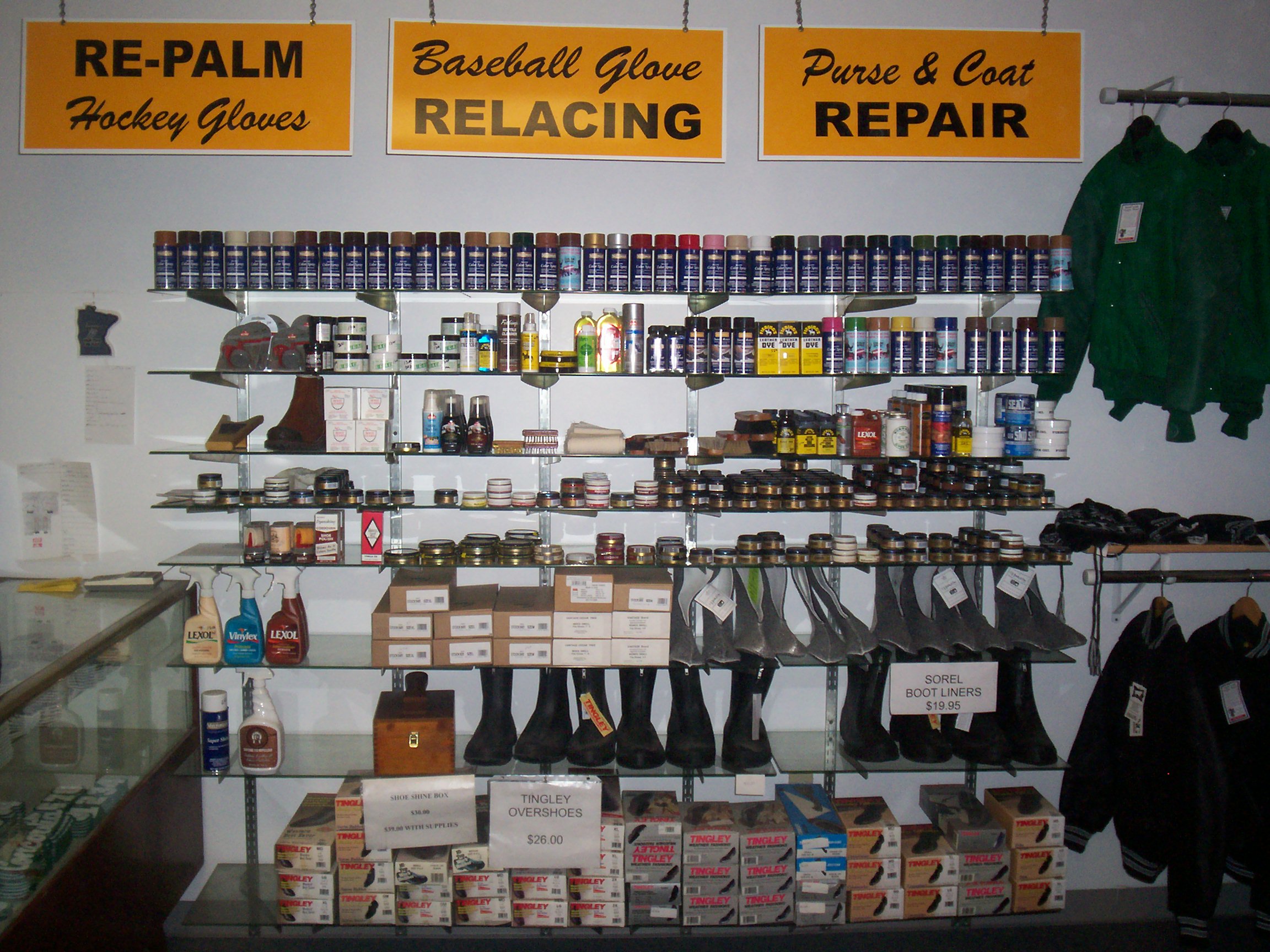 Harold's Shoe Repair Minnesota, Saint Paul Product Overview