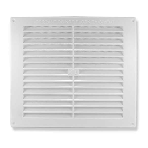 Haron 99W White Wall Vent Vent Facing 270 x 250mm Haron