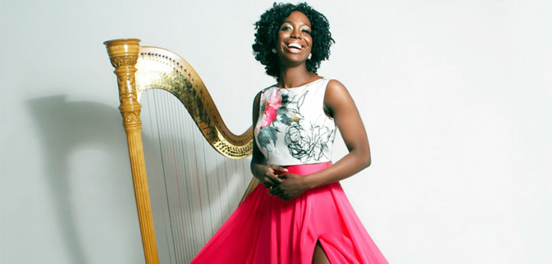 Brandee Younger featured at Chicago Jazz String Summit Harp Column