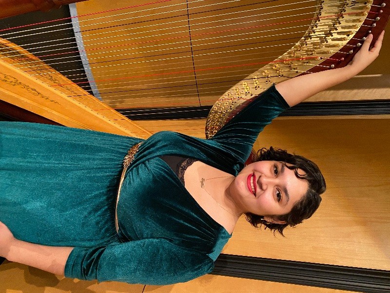 California State University Los Angeles Harp Column