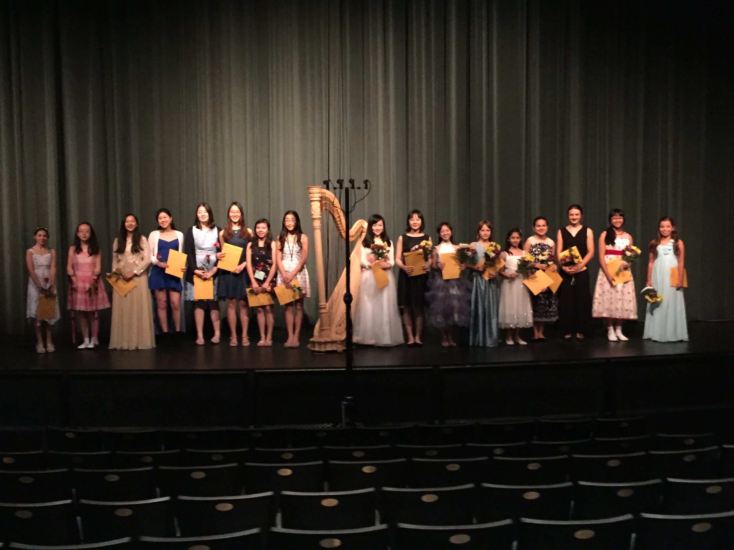 YAHC 2016 Results Young Artist's Harp Seminar