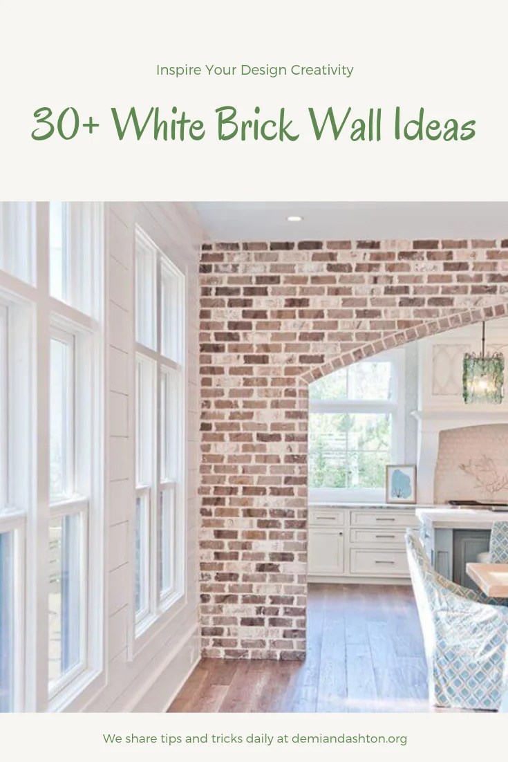 30 Inspiring White Brick Wall Ideas for Your Room Harp Times
