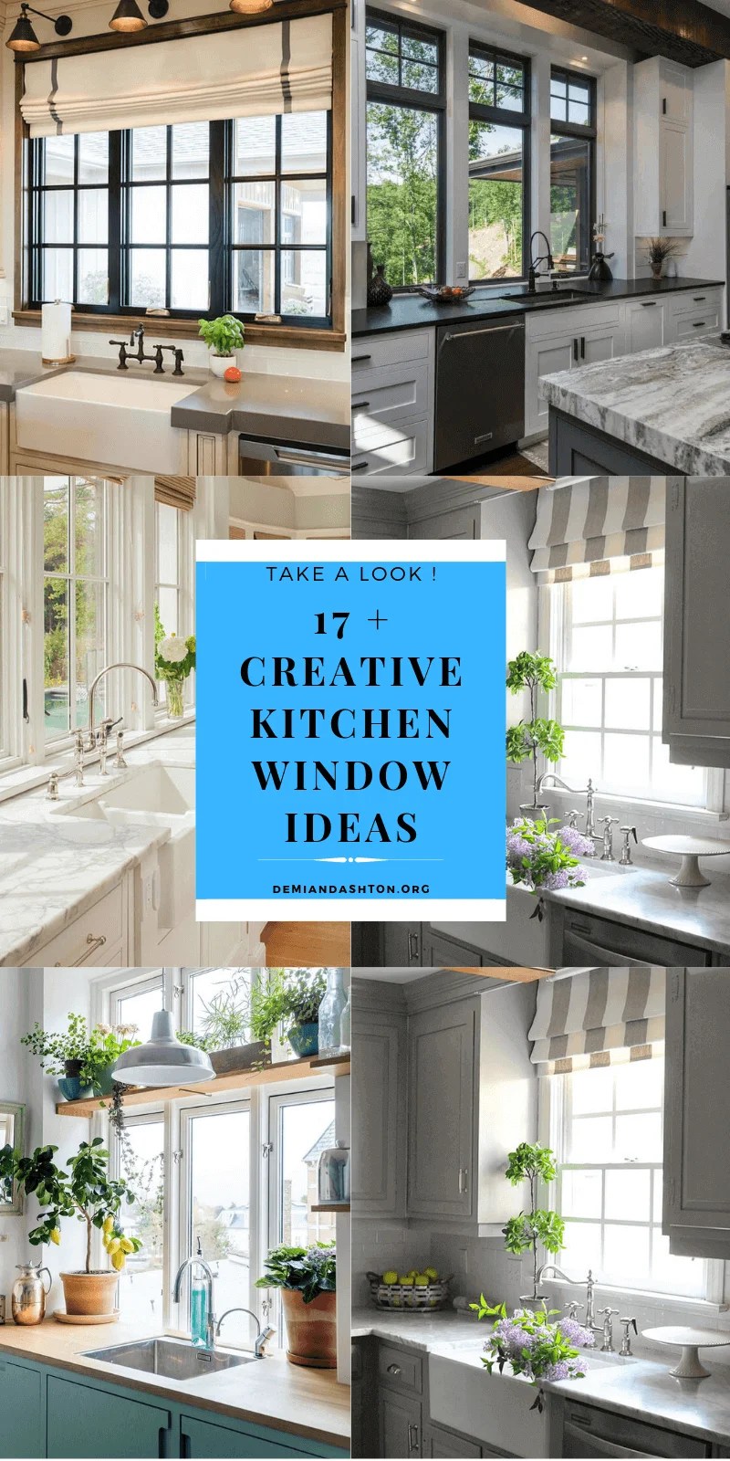 17 Creative Kitchen Window Ideas to Dress Up the Kitchen Harp Times