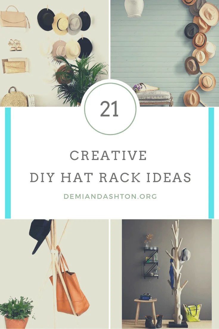 21 Creative DIY Hat Rack Ideas You Can Easily Build Harp Times
