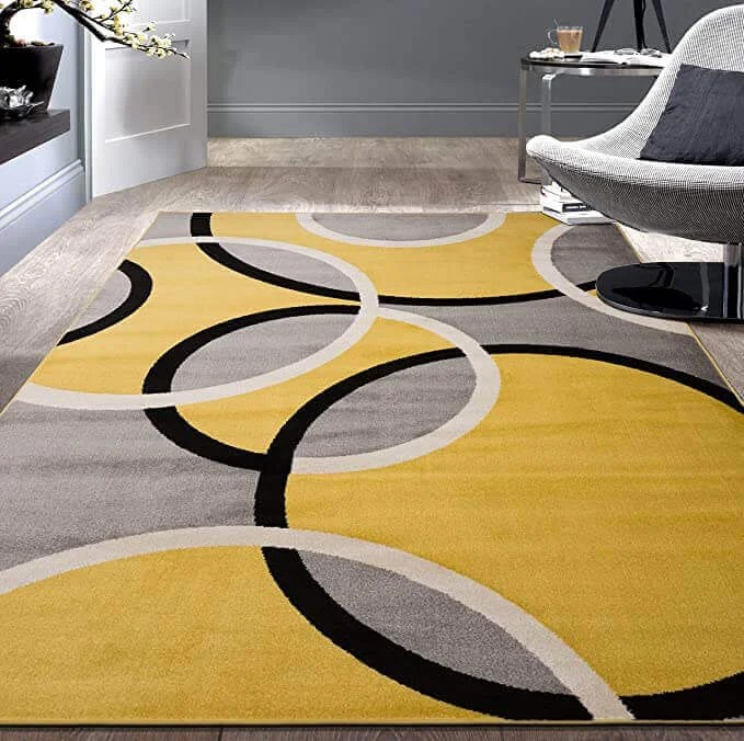 7 Area Rug Ideas for Best Modern Family Room and Open Floor Plan