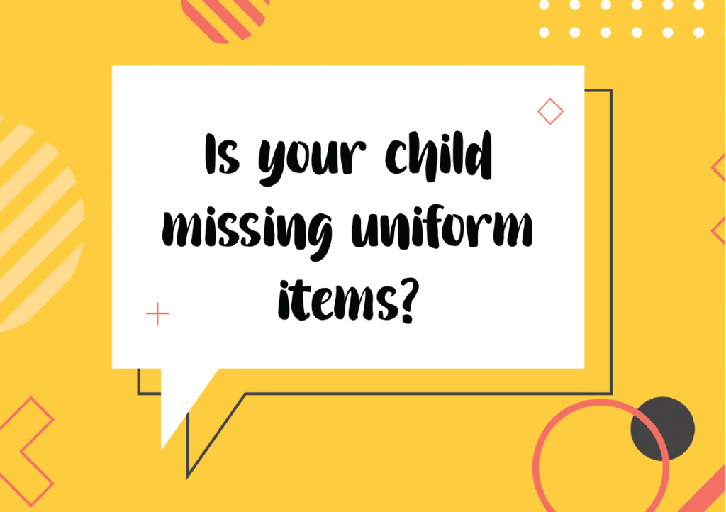 Missing Uniform Items Harrisdale Primary School