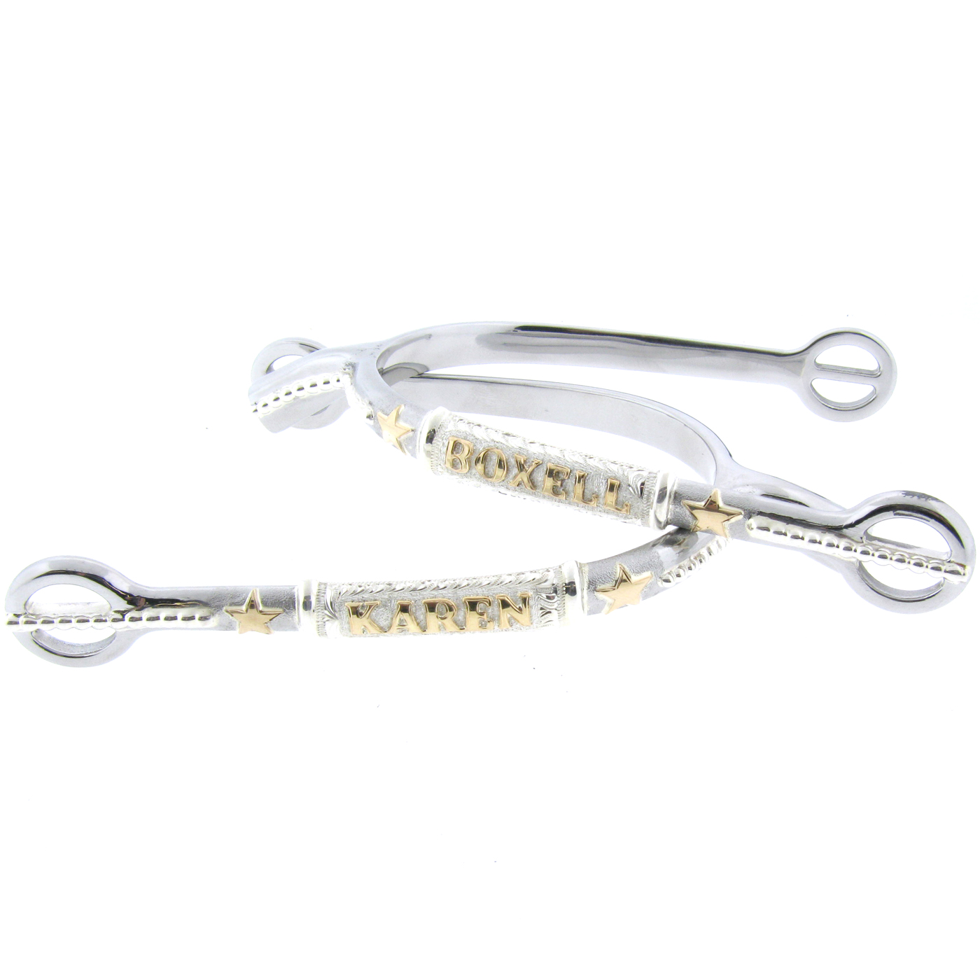 “Karen” Custom English Spurs Harris Leather & Silverworks Legendary