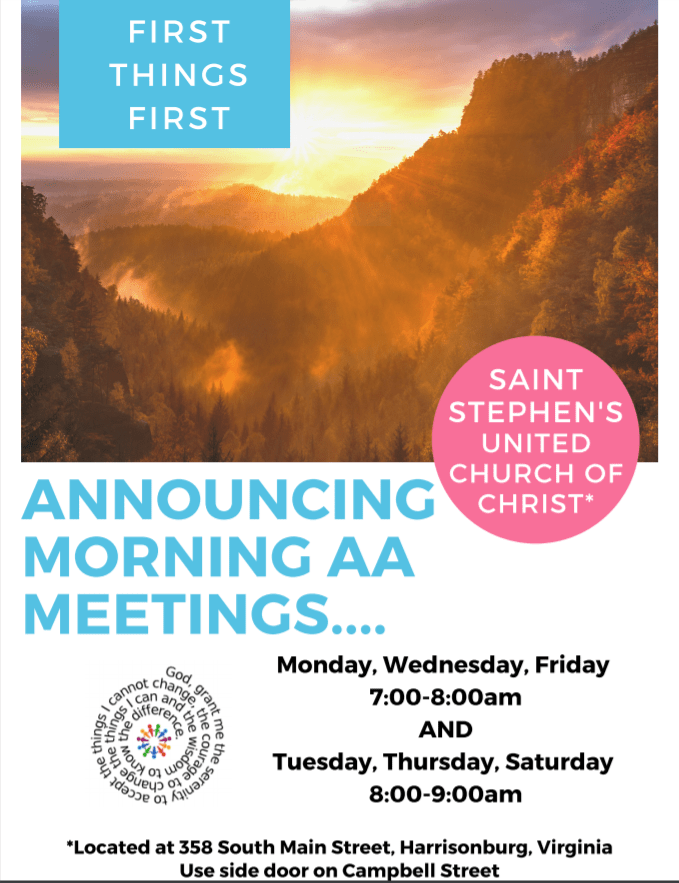 Harrisonburg AA Meetings Rockingham County, Virginia Harrisonburg AA