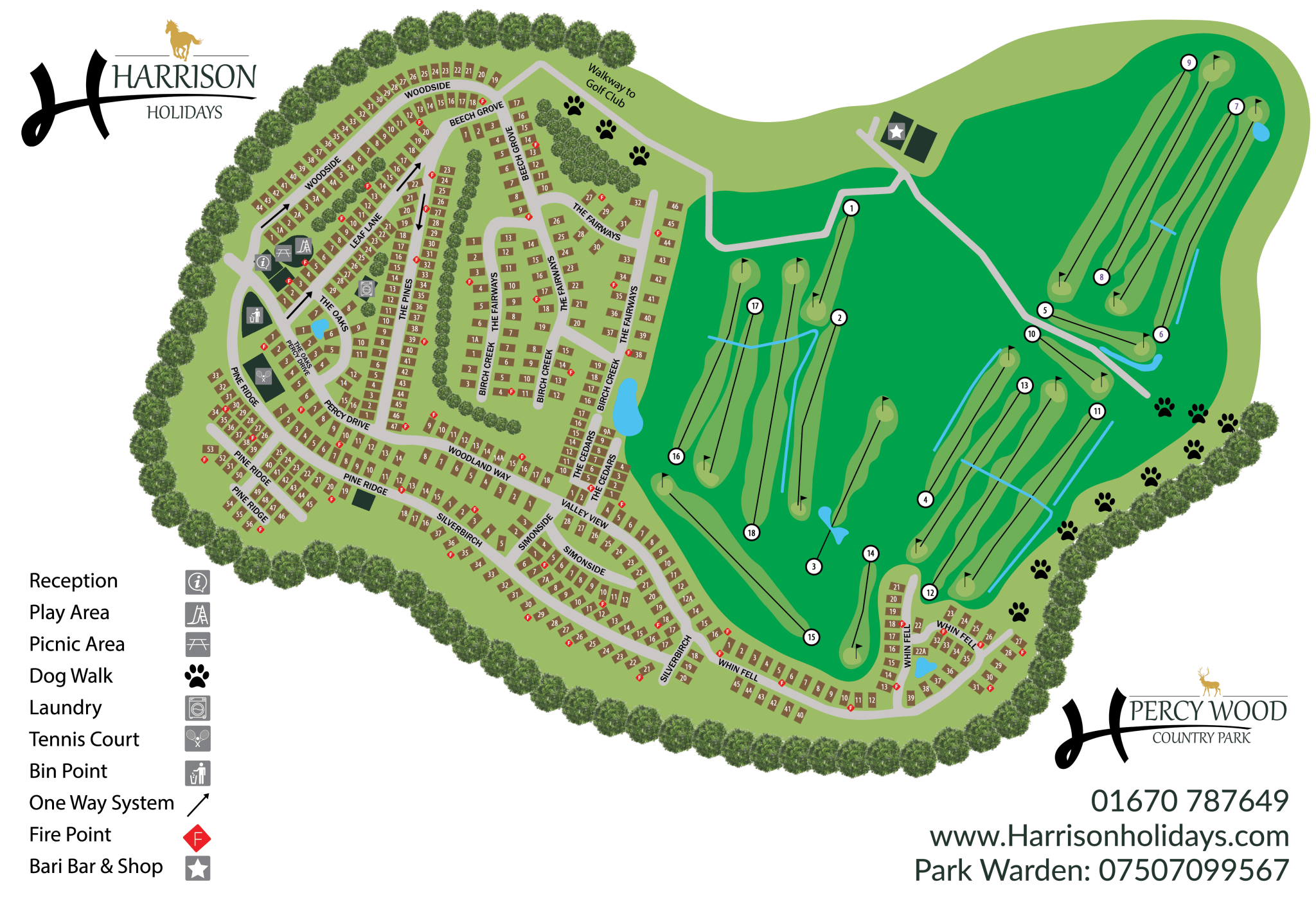 Percy Wood Country Park Harrison Holidays